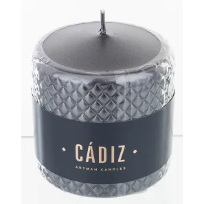 Pl Czerń Świeca Cadiz Mały Walec Fi9