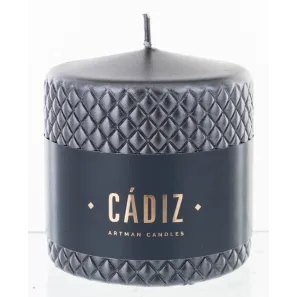 Pl Czerń Świeca Cadiz Mały Walec Fi9